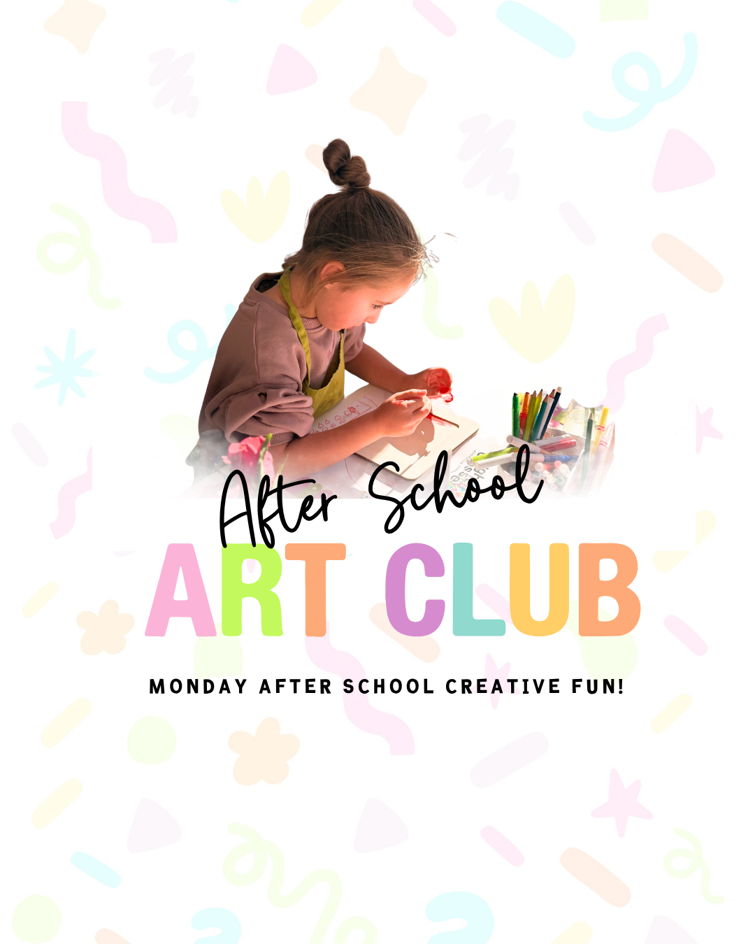 After School Art Club starting 2nd November