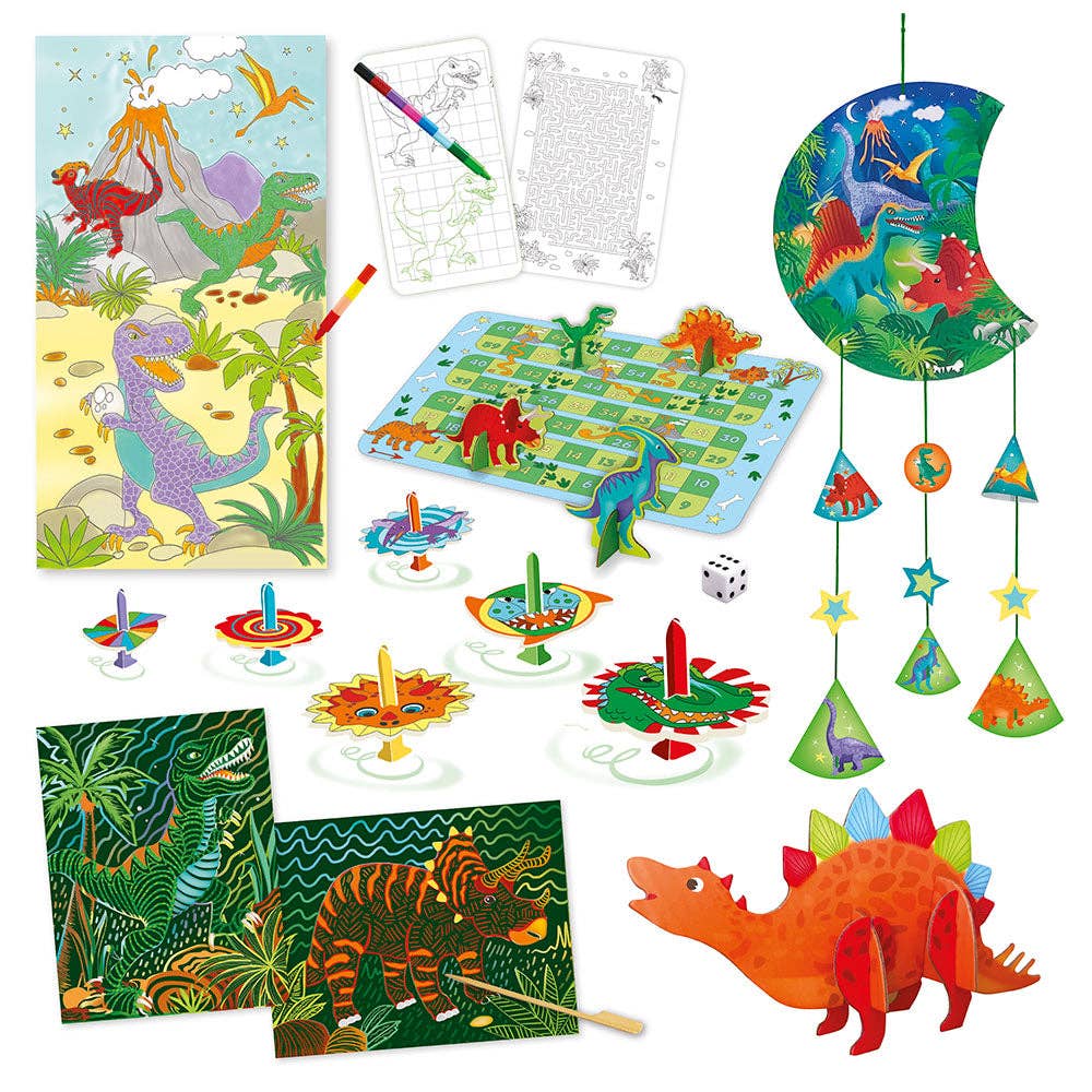 Dino Adventure Travel Suitcase Multi Craft and Activity Set