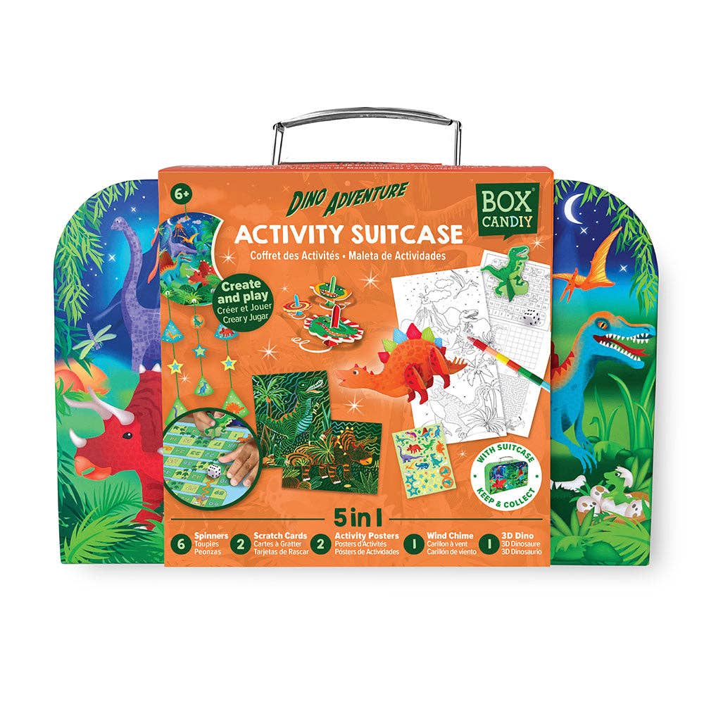 Dino Adventure Travel Suitcase Multi Craft and Activity Set
