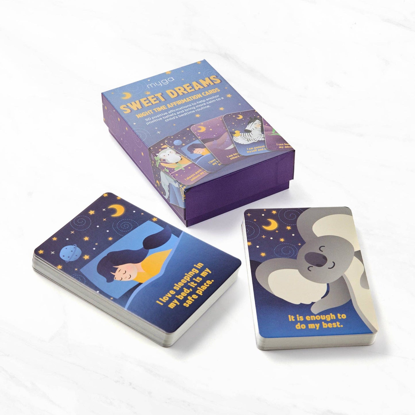 Myga Night Time Affirmation Cards