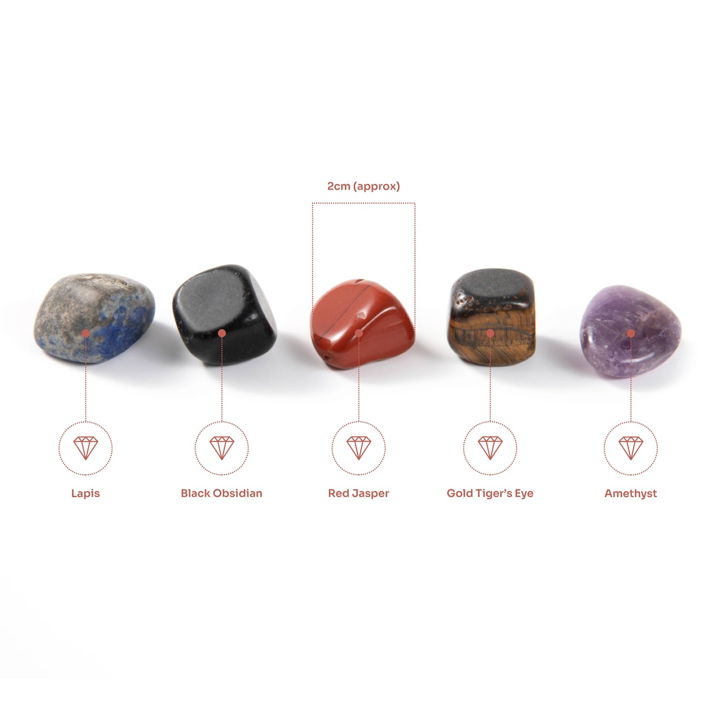 Myga Wellbeing Crystal Collection - Single Units