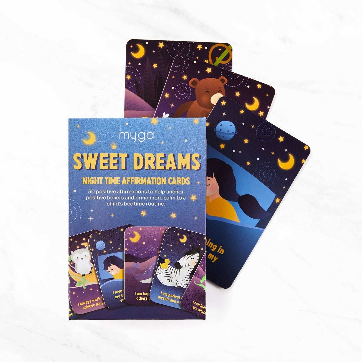 Myga Night Time Affirmation Cards
