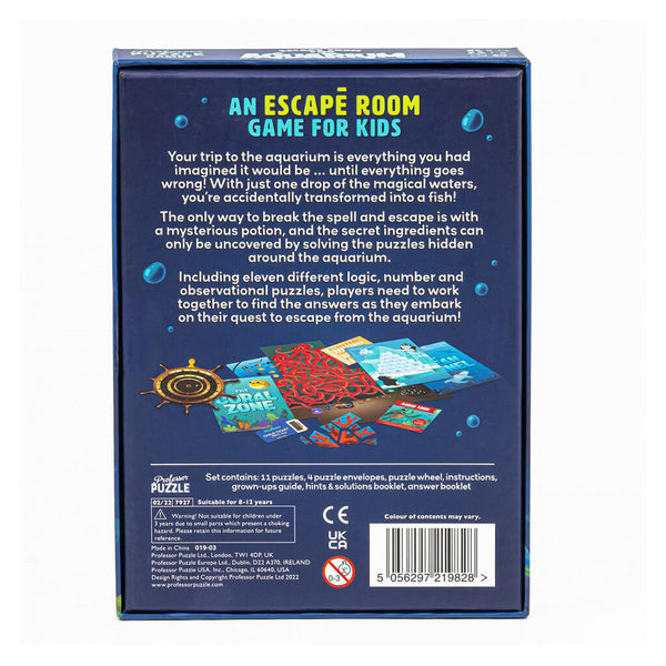 Professor Puzzle Escape from the Aquarium - Escape Room Game