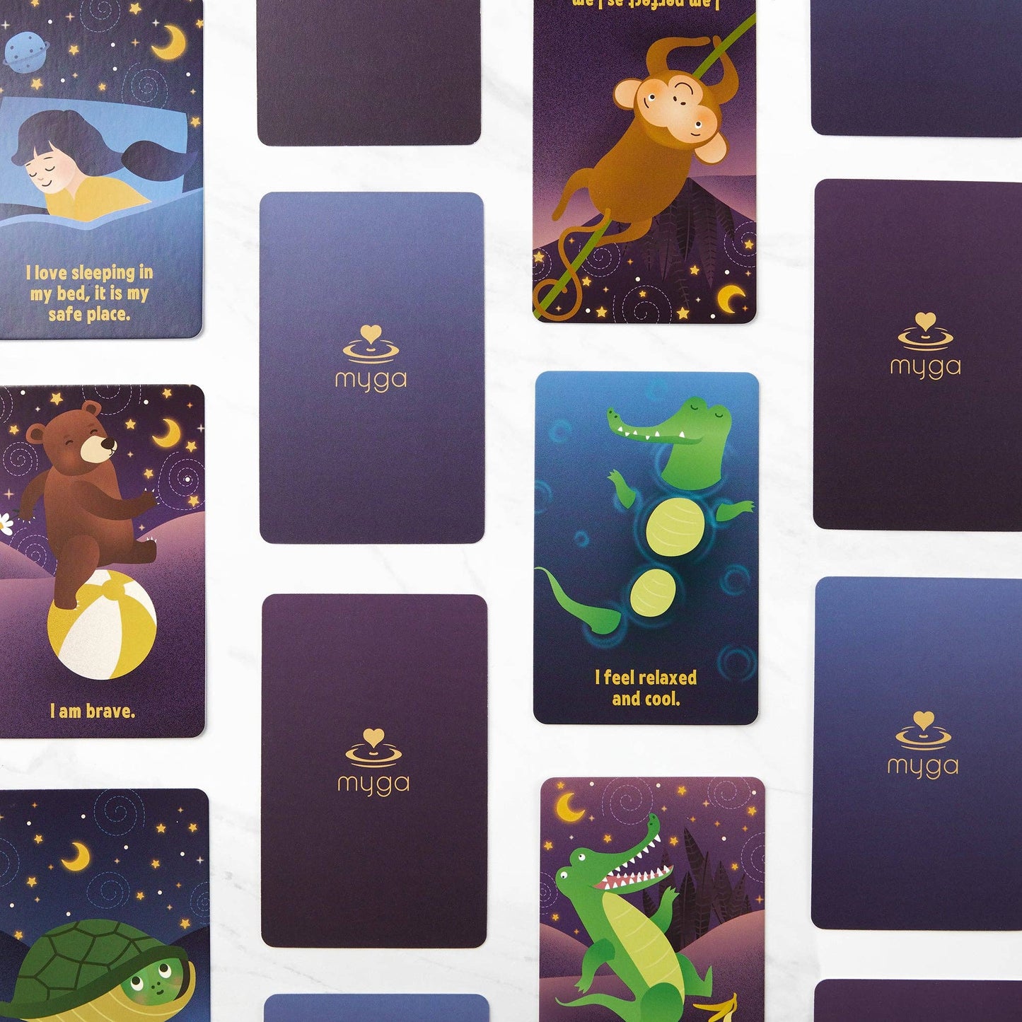 Myga Night Time Affirmation Cards