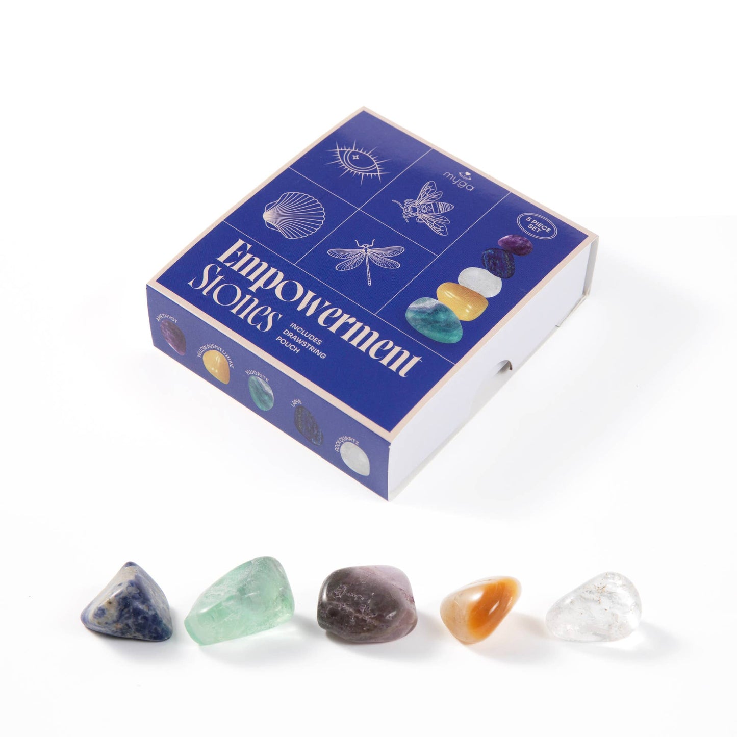 Myga Wellbeing Crystal Collection - Single Units
