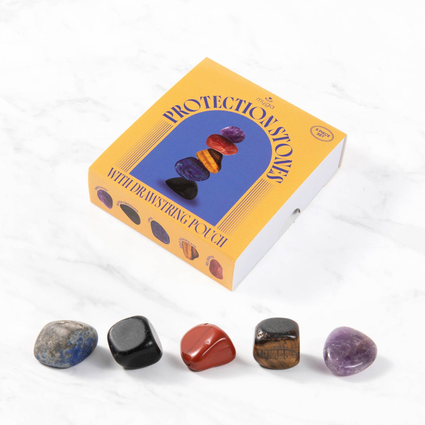 Myga Wellbeing Crystal Collection - Single Units