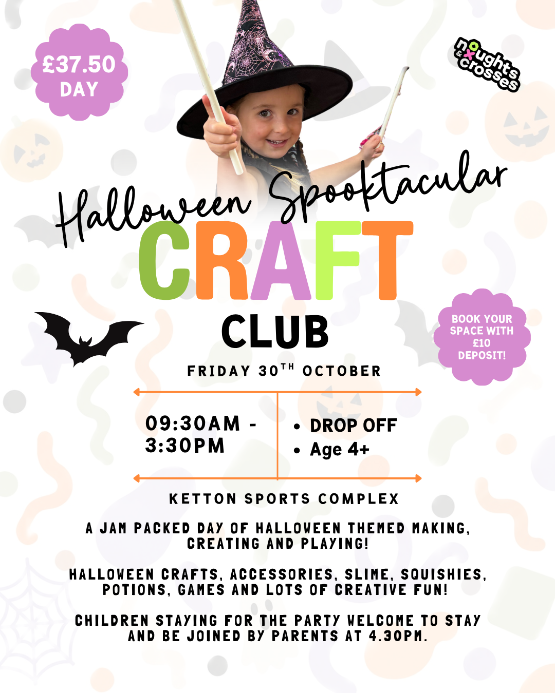 Halloween Craft Club & Party 30th October