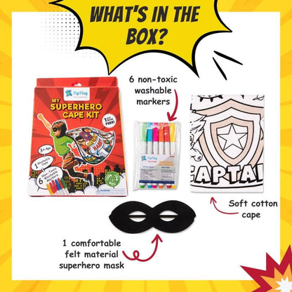 PEPPLAY My Super Hero Colouring Cape Kit