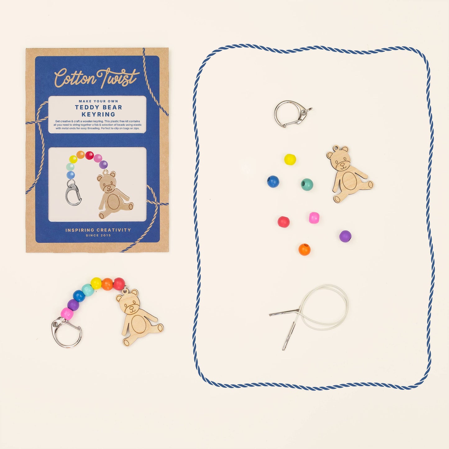 Make Your Own Teddy Bear Keyring