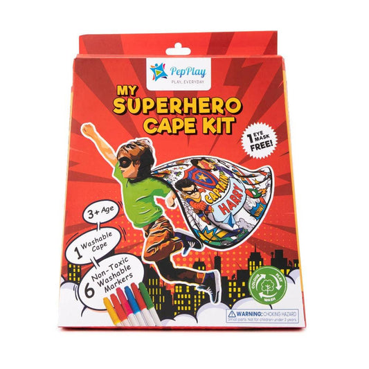 PEPPLAY My Super Hero Colouring Cape Kit